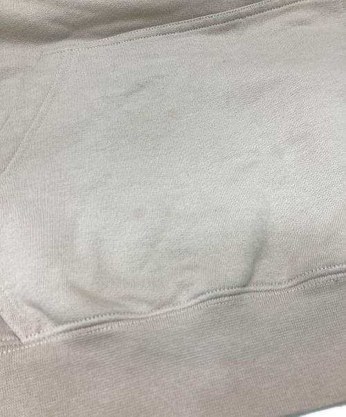 MSGM（エムエスジーエム）MSGM (エムエスジーエム) フードロゴスウェットパーカー ベージュ サイズ:Sの古着・服飾アイテム