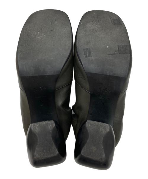 ph7+（ピアッカセッテ）ph7+ (ピアッカセッテ) 太ヒールレザーパンプス カーキ サイズ:37の古着・服飾アイテム