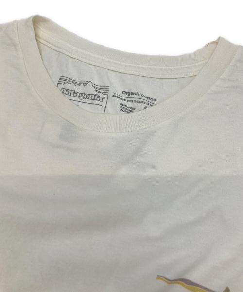 Patagonia（パタゴニア）Patagonia (パタゴニア) '73 スカイライン・オーガニック・Tシャツ アイボリー サイズ:L 未使用品の古着・服飾アイテム