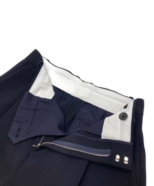 H BEAUTY&YOUTH（エイチ ビューティー&ユース）H BEAUTY&YOUTH (エイチ ビューティー&ユース) DOUBLE CLOTH AMF 1P TAPERED PANTS ネイビー サイズ:Sの古着・服飾アイテム