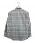 BEAUTY&YOUTH (ビューティーアンドユース) ドライアムンゼンチェックレギュラーフォルムシャツ グレー サイズ:XL：4000円