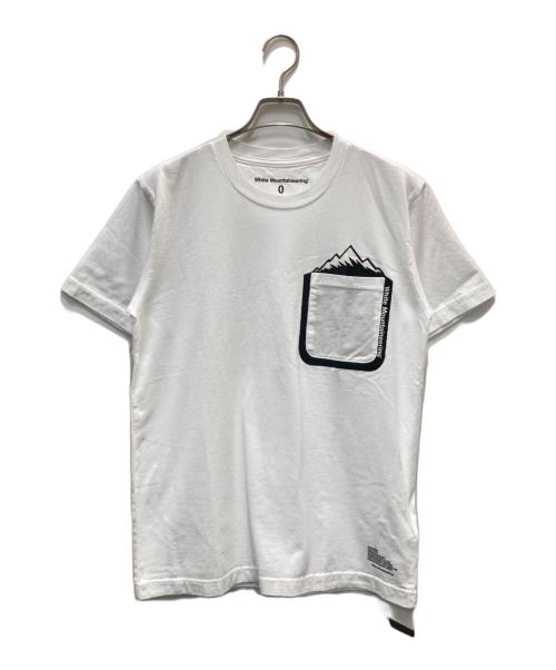 WHITE MOUNTAINEERING（ホワイトマウンテ二アニング）WHITE MOUNTAINEERING (ホワイトマウンテ二アニング) MOUNTAIN PRINTED POCKET T-SHIRT ホワイト 未使用品の古着・服飾アイテム