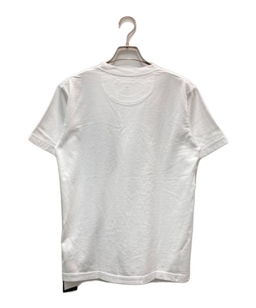 WHITE MOUNTAINEERING（ホワイトマウンテ二アニング）WHITE MOUNTAINEERING (ホワイトマウンテ二アニング) MOUNTAIN PRINTED POCKET T-SHIRT ホワイト 未使用品の古着・服飾アイテム