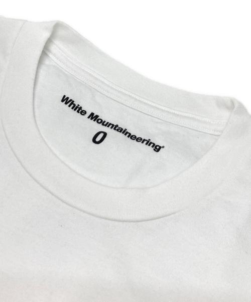 WHITE MOUNTAINEERING（ホワイトマウンテ二アニング）WHITE MOUNTAINEERING (ホワイトマウンテ二アニング) MOUNTAIN PRINTED POCKET T-SHIRT ホワイト 未使用品の古着・服飾アイテム