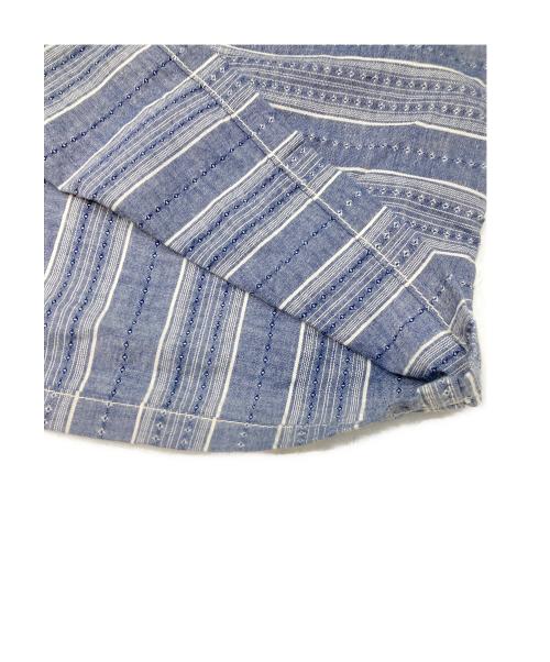 POST O'ALLS（ポストオーバーオールズ）POST O'ALLS (ポストオーバーオールズ) プルオーバーシャツ ブルー サイズ:Sの古着・服飾アイテム