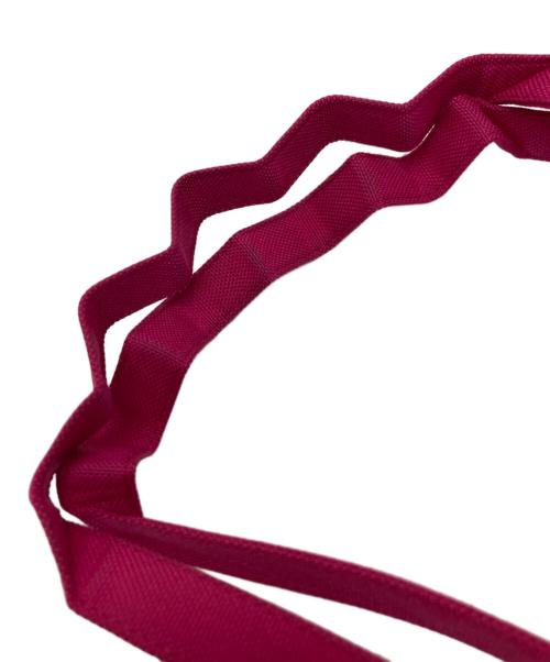 me ISSEY MIYAKE（ミーイッセイ ミヤケ）me ISSEY MIYAKE (ミーイッセイ ミヤケ) プリーツバッグ ピンクの古着・服飾アイテム