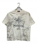 PERSONSOULパーソンソウル）の古着「Sun Totem T-shirt」｜アイボリー