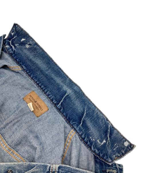 Denim & Supply Ralph Lauren（デニム＆サプライ ラルフローレン）Denim & Supply Ralph Lauren (デニム＆サプライ ラルフローレン) ペンキ加工デニムジャケット インディゴ サイズ:Sの古着・服飾アイテム