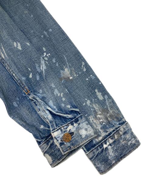 Denim & Supply Ralph Lauren（デニム＆サプライ ラルフローレン）Denim & Supply Ralph Lauren (デニム＆サプライ ラルフローレン) ペンキ加工デニムジャケット インディゴ サイズ:Sの古着・服飾アイテム