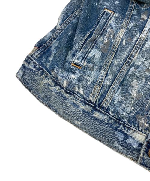 Denim & Supply Ralph Lauren（デニム＆サプライ ラルフローレン）Denim & Supply Ralph Lauren (デニム＆サプライ ラルフローレン) ペンキ加工デニムジャケット インディゴ サイズ:Sの古着・服飾アイテム