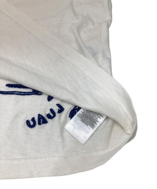 POLO RALPH LAUREN（ポロ・ラルフローレン）POLO RALPH LAUREN (ポロ・ラルフローレン) チェーンステッチTシャツ ホワイト サイズ:Sの古着・服飾アイテム