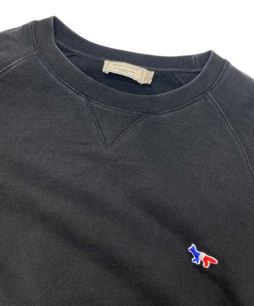 maison kitsune（メゾンキツネ）maison kitsune (メゾンキツネ) スウェット ブラック サイズ:Lの古着・服飾アイテム