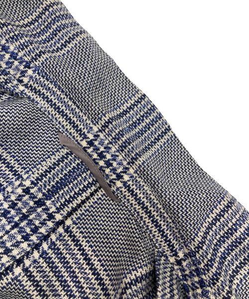 UNIVERSAL LANGUAGE（ユニバーサルランゲージ）UNIVERSAL LANGUAGE (ユニバーサルランゲージ) シルクウールリネンテーラードジャケット グレー サイズ:44-8DROPの古着・服飾アイテム