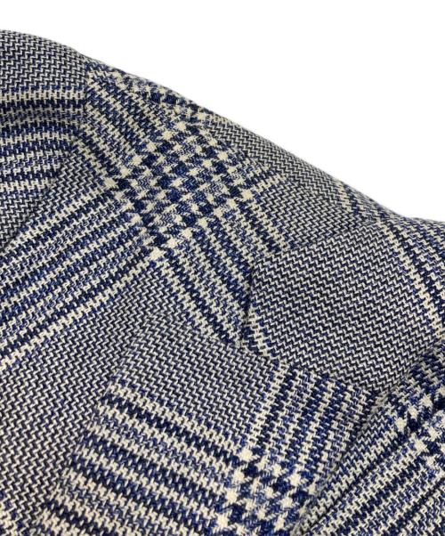 UNIVERSAL LANGUAGE（ユニバーサルランゲージ）UNIVERSAL LANGUAGE (ユニバーサルランゲージ) シルクウールリネンテーラードジャケット グレー サイズ:44-8DROPの古着・服飾アイテム