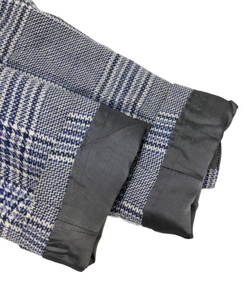 UNIVERSAL LANGUAGE（ユニバーサルランゲージ）UNIVERSAL LANGUAGE (ユニバーサルランゲージ) シルクウールリネンテーラードジャケット グレー サイズ:44-8DROPの古着・服飾アイテム