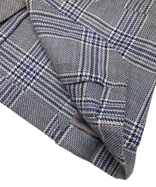 UNIVERSAL LANGUAGE（ユニバーサルランゲージ）UNIVERSAL LANGUAGE (ユニバーサルランゲージ) シルクウールリネンテーラードジャケット グレー サイズ:44-8DROPの古着・服飾アイテム