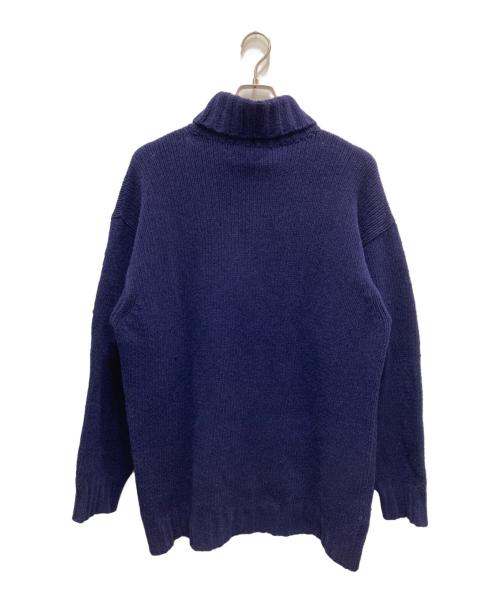 STONE ISLAND（ストーンアイランド）STONE ISLAND (ストーンアイランド) 96AWタートルネックニット ネイビー サイズ:Lの古着・服飾アイテム