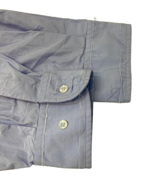 Maison Margiela 4 14（メゾンマルジェラ）Maison Margiela 4 14 (メゾンマルジェラ) コットンポプリンシャツ ブルー サイズ:Sの古着・服飾アイテム