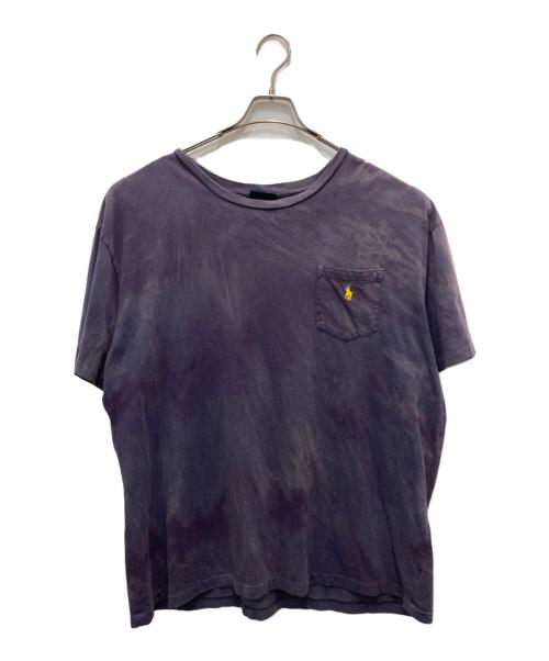 POLO RALPH LAUREN（ポロ・ラルフローレン）POLO RALPH LAUREN (ポロ・ラルフローレン) タイダイ染めポケットTシャツ パープル サイズ:XXLの古着・服飾アイテム