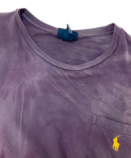 POLO RALPH LAUREN（ポロ・ラルフローレン）POLO RALPH LAUREN (ポロ・ラルフローレン) タイダイ染めポケットTシャツ パープル サイズ:XXLの古着・服飾アイテム