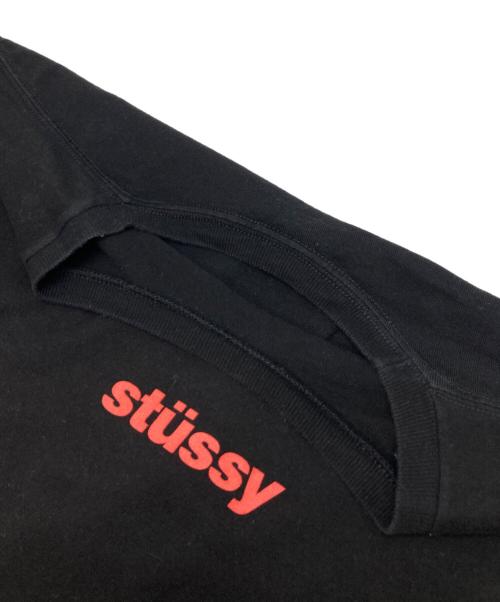 stussy（ステューシー）stussy (ステューシー) ロゴプリントTシャツ ブラック サイズ:Sの古着・服飾アイテム