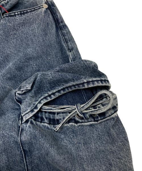 MAISON SPECIAL（メゾンスペシャル）MAISON SPECIAL (メゾンスペシャル) Low Waist Cargo Denim Pants ブルー サイズ:36 未使用品の古着・服飾アイテム