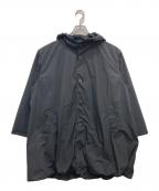 grinグリン）の古着「TCコンパクトクロス バルーンフードコート」｜ブラック
