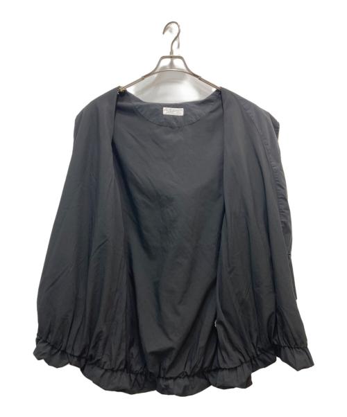 grin（グリン）grin (グリン) TCコンパクトクロス バルーンフードコート ブラック サイズ:2の古着・服飾アイテム