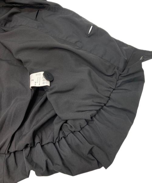 grin（グリン）grin (グリン) TCコンパクトクロス バルーンフードコート ブラック サイズ:2の古着・服飾アイテム