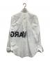 MM6 Maison Margiela (エムエムシックスメゾンマルジェラ) リバースロゴオーバーシャツ ホワイト サイズ:38：18000円