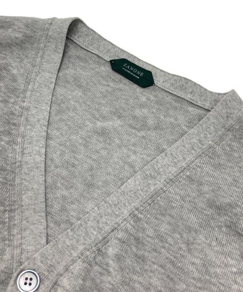 Zanone（ザノーネ）Zanone (ザノーネ) コットンニットカーディガン グレー サイズ:48の古着・服飾アイテム