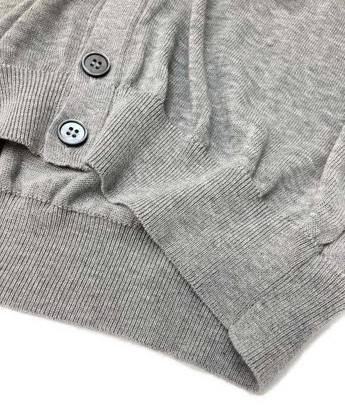 Zanone（ザノーネ）Zanone (ザノーネ) コットンニットカーディガン グレー サイズ:48の古着・服飾アイテム