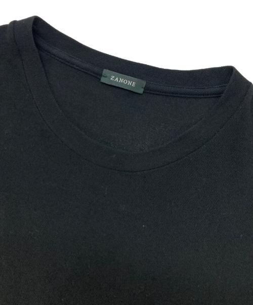 Zanone（ザノーネ）Zanone (ザノーネ) コットンTシャツ ブラック サイズ:48の古着・服飾アイテム