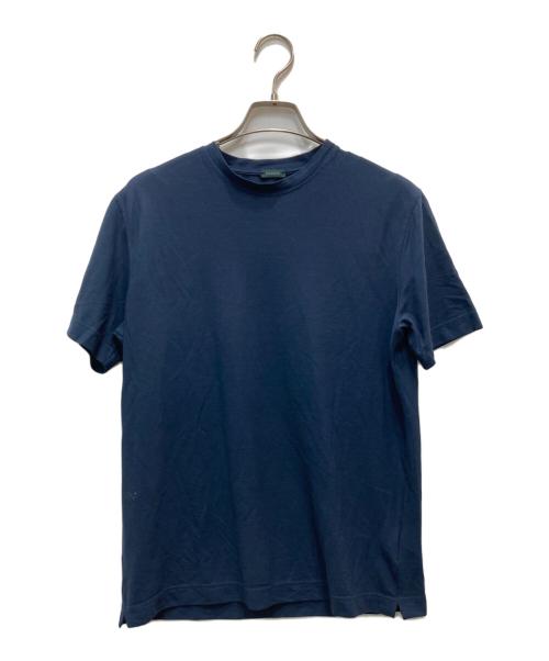 Zanone（ザノーネ）Zanone (ザノーネ) アイスコットンTシャツ ネイビー サイズ:48の古着・服飾アイテム