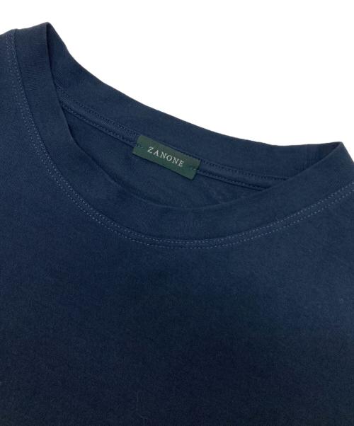 Zanone（ザノーネ）Zanone (ザノーネ) アイスコットンTシャツ ネイビー サイズ:48の古着・服飾アイテム
