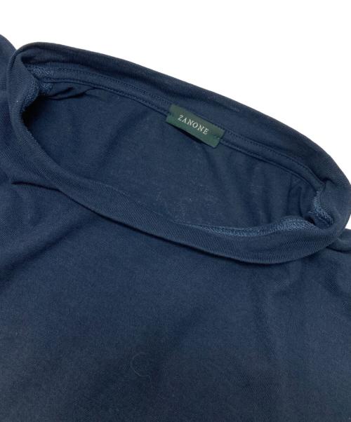 Zanone（ザノーネ）Zanone (ザノーネ) アイスコットンTシャツ ネイビー サイズ:48の古着・服飾アイテム