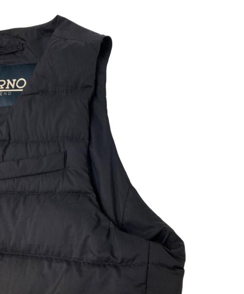 HERNO（ヘルノ）HERNO (ヘルノ) ナイロンインナーダウンベスト ネイビー サイズ:48の古着・服飾アイテム