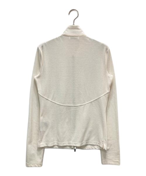 JIL SANDER（ジルサンダー）JIL SANDER (ジルサンダー) ジップアップニット アイボリー サイズ:Mの古着・服飾アイテム