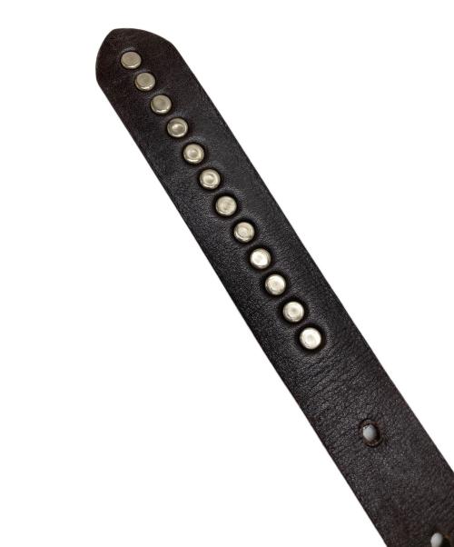 JIL SANDER（ジルサンダー）JIL SANDER (ジルサンダー) スタッズベルト グレーの古着・服飾アイテム