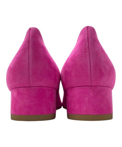 Manolo Blahnik（マノロブラニク）Manolo Blahnik (マノロブラニク) スエードヒールパンプス ピンク サイズ:35 1/2の古着・服飾アイテム