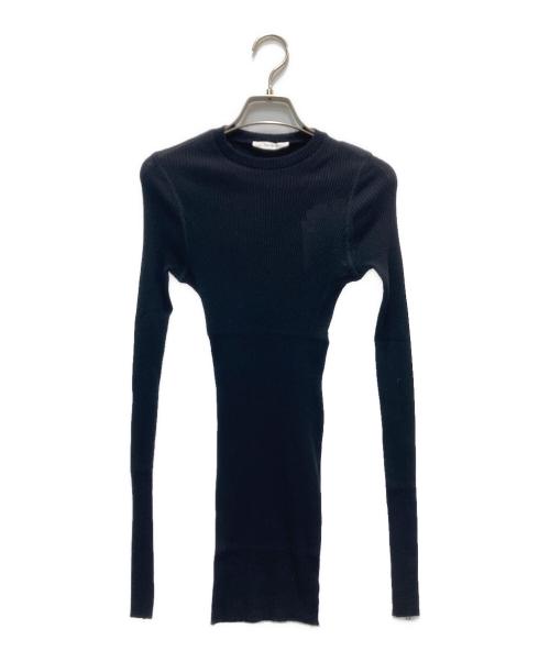 THE ROW（ザ ロウ）THE ROW (ザ ロウ) ANDORRA TOPリブニット ブラック サイズ:S 未使用品の古着・服飾アイテム