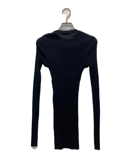 THE ROW（ザ ロウ）THE ROW (ザ ロウ) ANDORRA TOPリブニット ブラック サイズ:S 未使用品の古着・服飾アイテム
