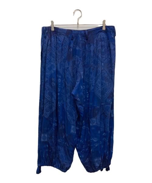 Yohji Yamamoto pour homme（ヨウジヤマモト プールオム）Yohji Yamamoto pour homme (ヨウジヤマモト プールオム) ろうけつ染めバルーンパンツ ブルー サイズ:2の古着・服飾アイテム