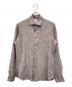 MARIA SANTANGELO（マリア サンタンジェロ）の古着「リネンシャツ」｜ブラウン