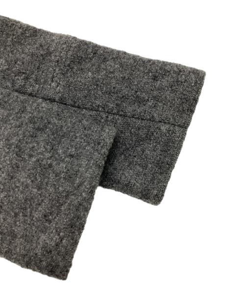 EMPORIO ARMANI（エンポリオアルマーニ）EMPORIO ARMANI (エンポリオアルマーニ) スタンドカラーウールロングコート グレー サイズ:36の古着・服飾アイテム