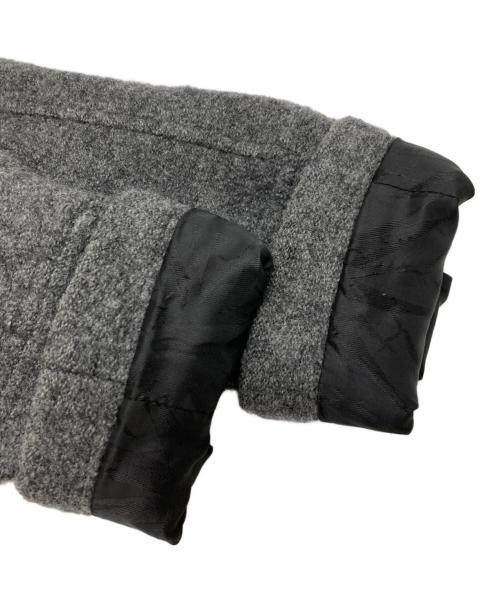 EMPORIO ARMANI（エンポリオアルマーニ）EMPORIO ARMANI (エンポリオアルマーニ) スタンドカラーウールロングコート グレー サイズ:36の古着・服飾アイテム