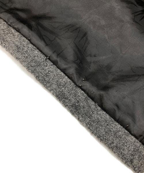 EMPORIO ARMANI（エンポリオアルマーニ）EMPORIO ARMANI (エンポリオアルマーニ) スタンドカラーウールロングコート グレー サイズ:36の古着・服飾アイテム