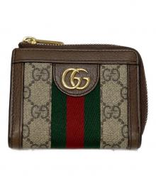 GUCCI（グッチ）の古着「オフィディア ジップラウンドウォレット」｜ベージュ