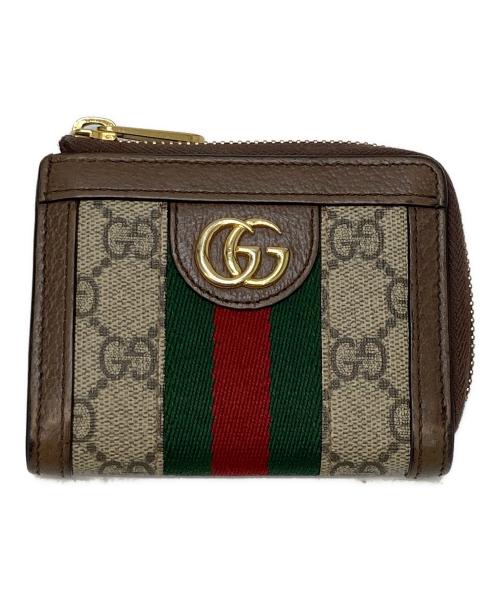 GUCCI（グッチ）GUCCI (グッチ) オフィディア ジップラウンドウォレット ベージュ サイズ:不明の古着・服飾アイテム