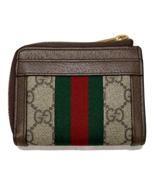 GUCCI（グッチ）GUCCI (グッチ) オフィディア ジップラウンドウォレット ベージュ サイズ:不明の古着・服飾アイテム